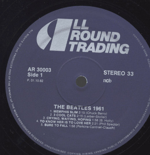 Silver Beatles* : Silver Beatles (LP, Comp, Mono, Unofficial)