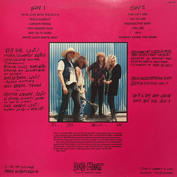 Jeff Dahl Group : Scratch Up Some Action (LP, Album, Red)