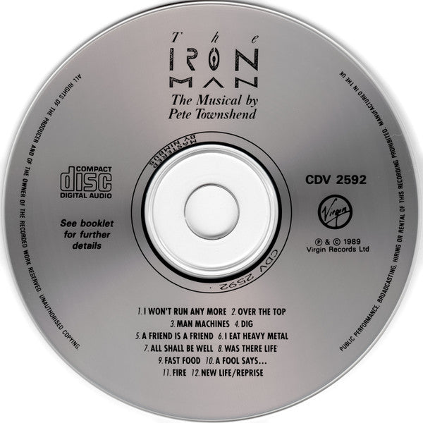 Pete Townshend : The Iron Man (The Musical By Pete Townshend) (CD, Album)