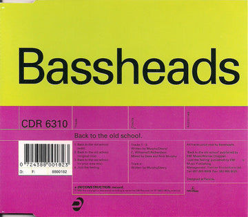 Bassheads : Back To The Old School (CD, Single)