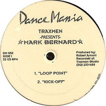 Traxmen Presents Mark Bernard : Loop Point (12")