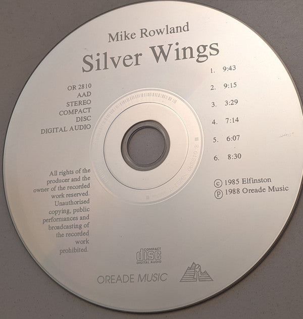 Mike Rowland (2) : Silver Wings (CD, Album, RE)
