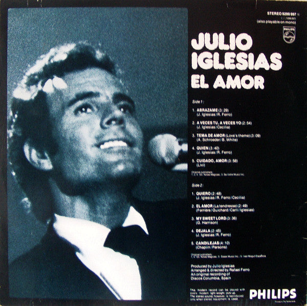 Julio Iglesias : El Amor (LP, Album)