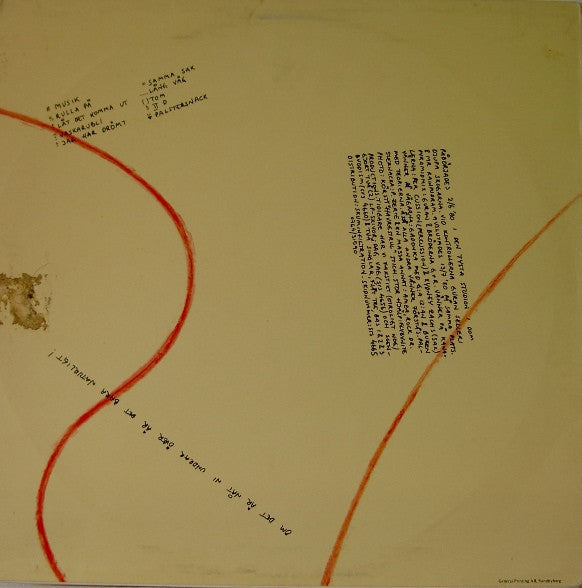 Dag Vag : Palsternacka (LP, Album)