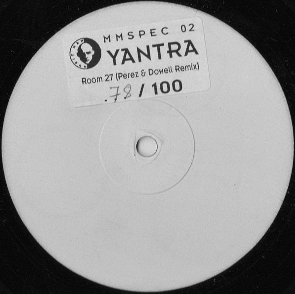 Yantra : Room 27 (12", S/Sided, Ltd, W/Lbl)