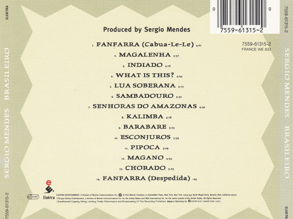 Sérgio Mendes : Brasileiro (CD, Album, RE, WE )