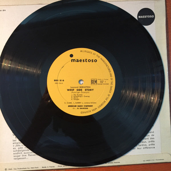 Leonard Bernstein, C. Clark, L. Surrey, American Radio Symphony*, D. Dawson* : West Side Story (10")