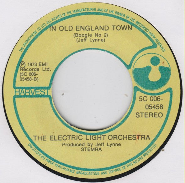 The Electric Light Orchestra* : Showdown / In Old England Town (Boogie No2) (7", Single, Tur)