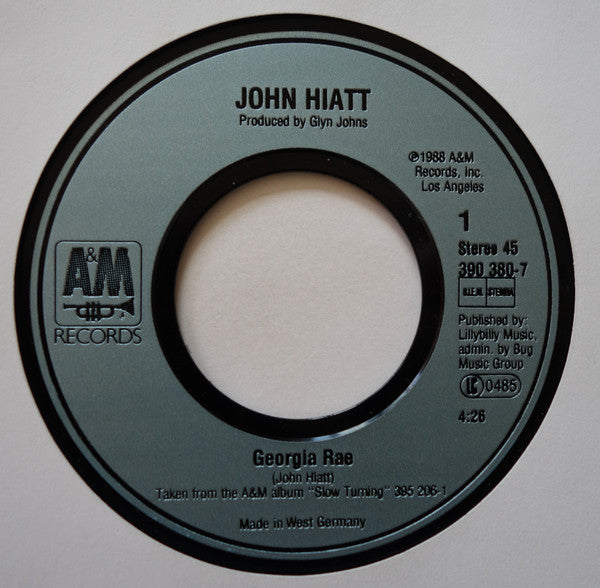 John Hiatt : Georgia Rae (7", Single)
