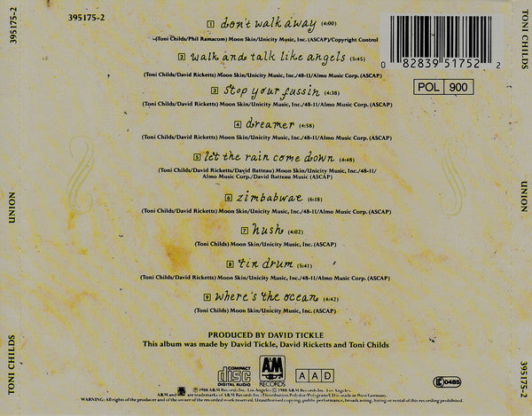 Toni Childs : Union (CD, Album)