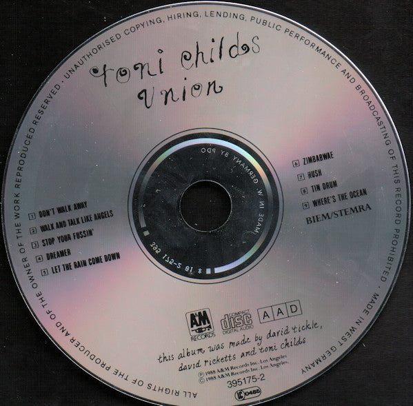 Toni Childs : Union (CD, Album)