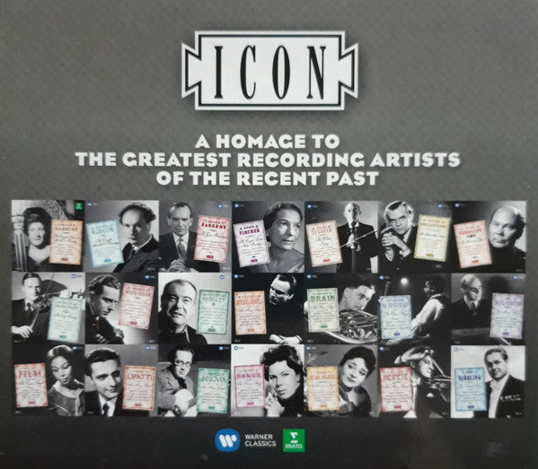 Elly Ameling, Franz Schubert : Icon - A Homage To The Geatest Recording Artists Of The Recent Past (CD, Album, Comp, Promo, RE, RM, Smplr)