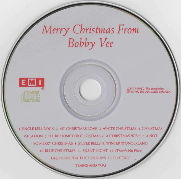 Bobby Vee : Merry Christmas From Bobby Vee (CD, Album, RE)