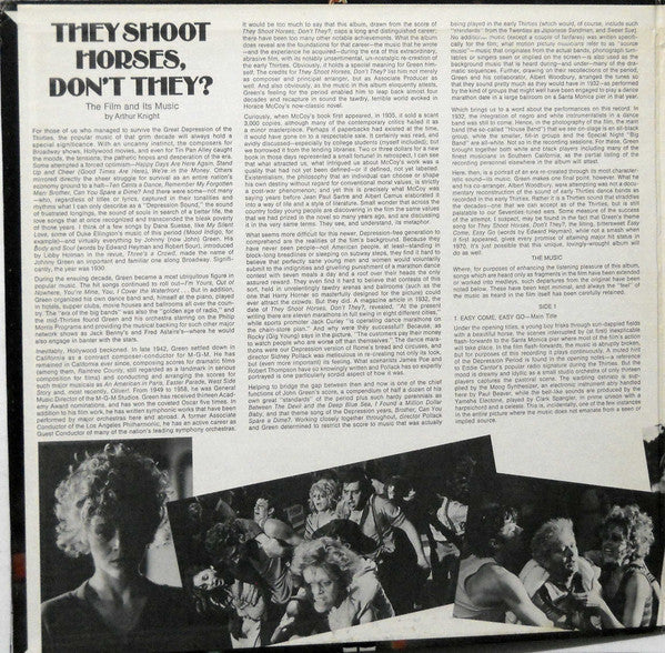 Johnny Green : They Shoot Horses, Don't They? (LP, Album)