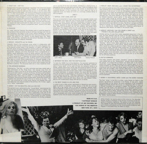 Johnny Green : They Shoot Horses, Don't They? (LP, Album)