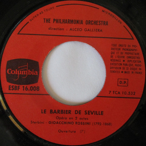 Gioacchino Rossini : Le Barbier De Séville (7", EP)