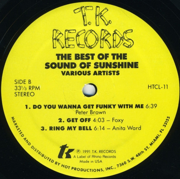 Various : The Best Of The Sound Of Sunshine (2xLP, Comp)