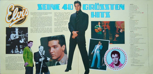 Elvis Presley : Seine 40 Grössten Hits (2xLP, Comp, Gat)