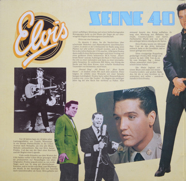 Elvis Presley : Seine 40 Grössten Hits (2xLP, Comp, Gat)