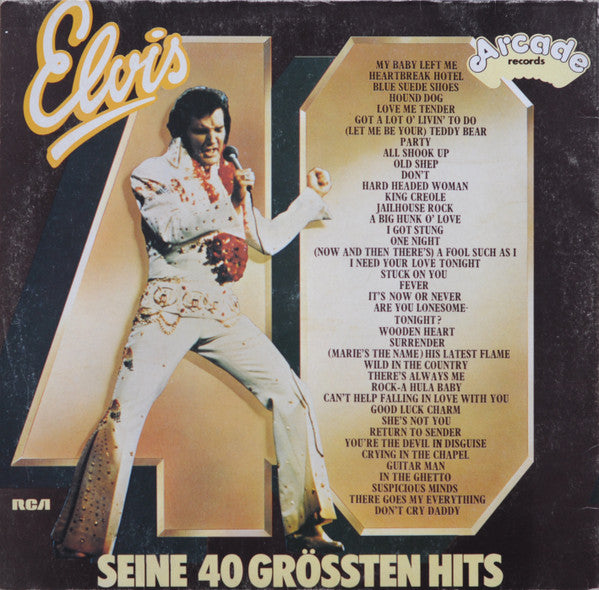 Elvis Presley : Seine 40 Grössten Hits (2xLP, Comp, Gat)