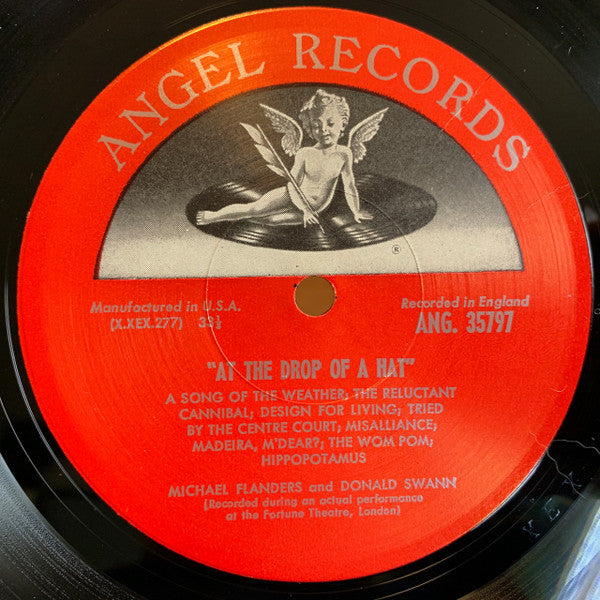 Flanders & Swann : At The Drop Of A Hat - An After Dinner Farrago (LP, Mono, RE, Scr)