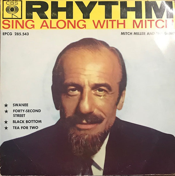 Mitch Miller And The Gang : Rhythm Sing Along With Mitch (7", EP)