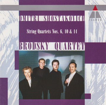 Dmitri Shostakovich, Brodsky Quartet : String Quartets Nos. 6, 10 & 14 (CD, Album)