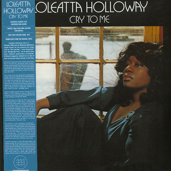 Loleatta Holloway : Cry To Me (LP, Album, RSD, Ltd, RE)