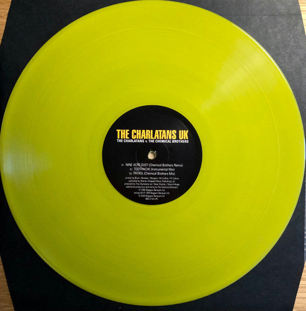 The Charlatans : The Charlatans V. The Chemical Brothers (12", RSD, Ltd, RE, Yel)