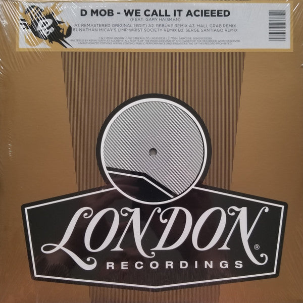 D Mob Feat. Gary Haisman : We Call It Acieeed (12", RSD, Ltd)