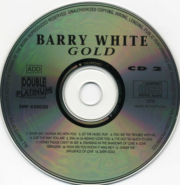 Barry White : Gold (2xCD, Comp)