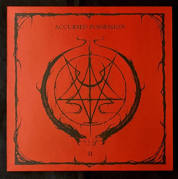 Cultus Profano : Accursed Possession (LP, Album, Num, S/Edition, Red)