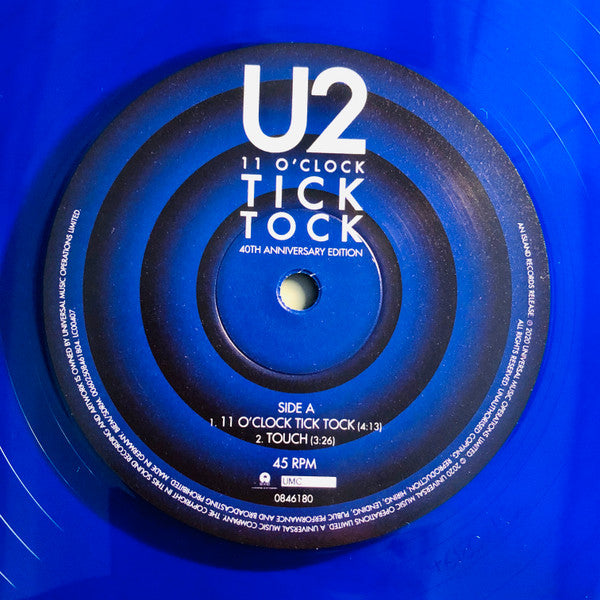 U2 : 11 O'Clock Tick Tock (12", RSD, Single, Ltd, RE, Blu)