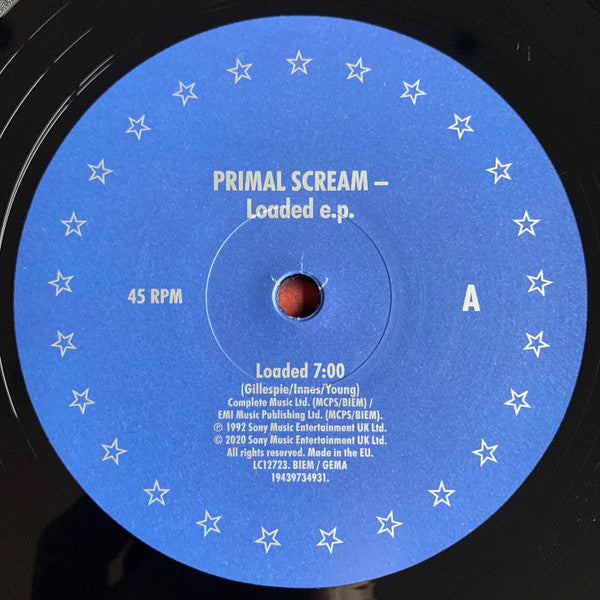 Primal Scream : Loaded E.P. (12", EP, RSD, Ltd, RE, 30t)
