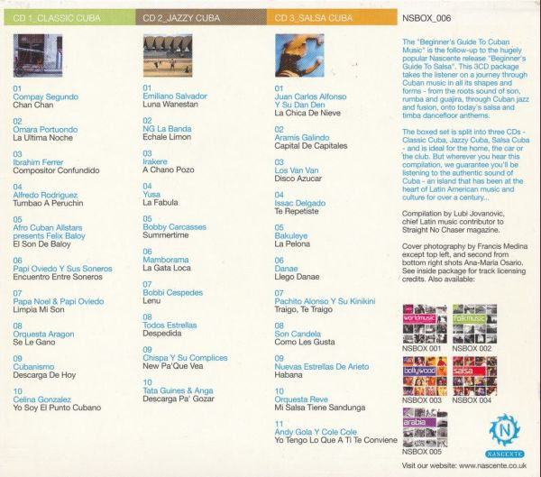 Various : Beginner's Guide To Cuba (3xCD, Comp)