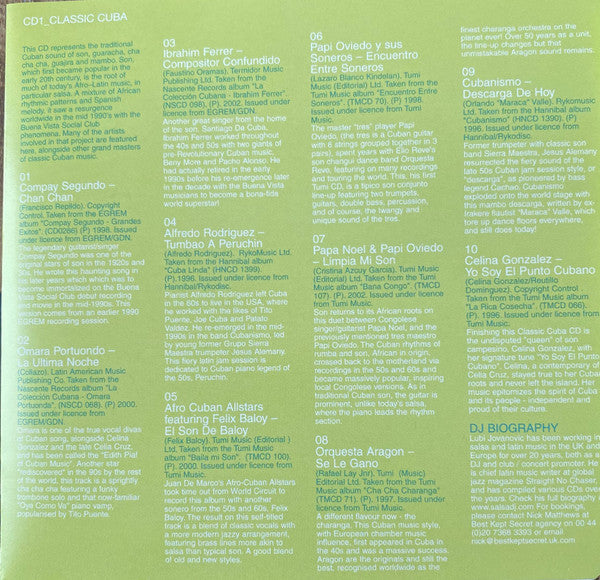 Various : Beginner's Guide To Cuba (3xCD, Comp)
