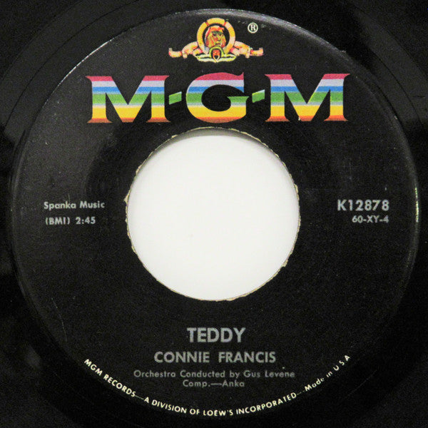 Connie Francis : Mama / Teddy (7", Single)