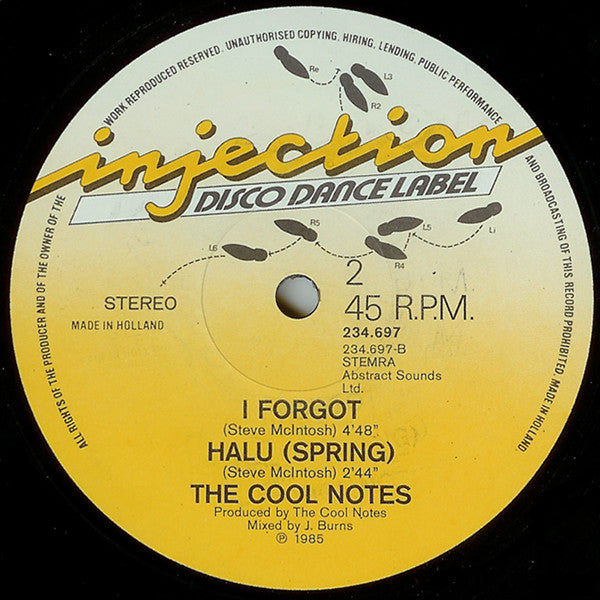 The Cool Notes : Spend The Night (Remix) (12", Maxi)