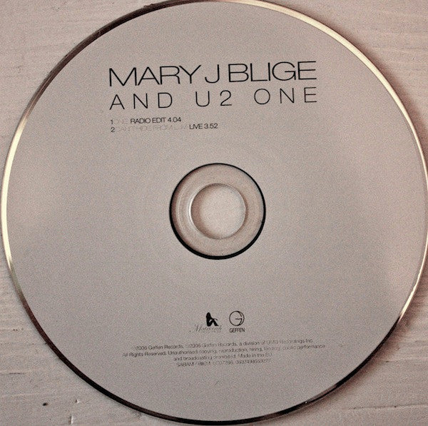Mary J. Blige And U2 : One (CD, Single)