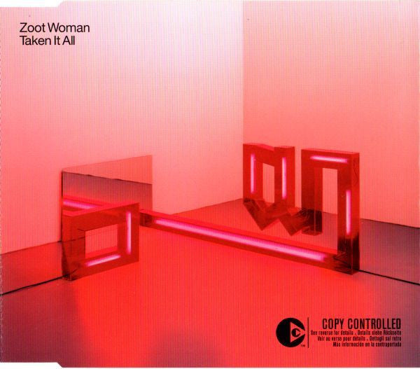 Zoot Woman : Taken It All (CD, Single, Copy Prot.)