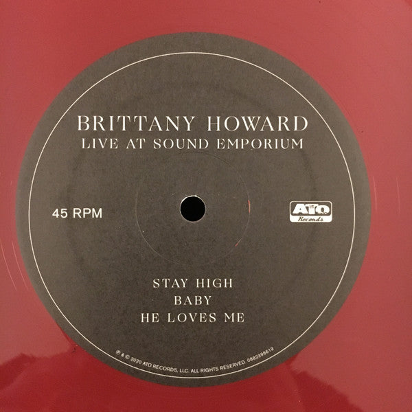 Brittany Howard : Live at Sound Emporium (12", EP, RSD, Ltd, Mar)