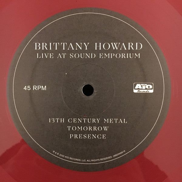 Brittany Howard : Live at Sound Emporium (12", EP, RSD, Ltd, Mar)