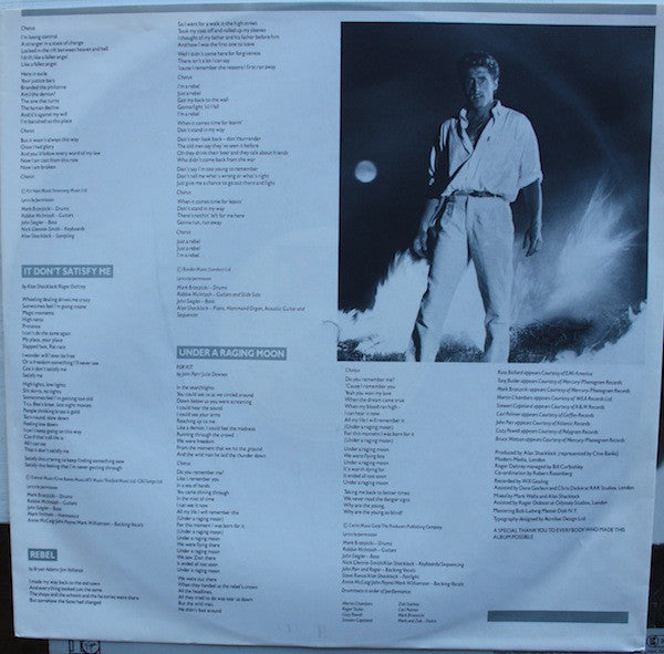 Roger Daltrey : Under A Raging Moon (LP, Album)