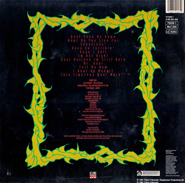 Tender Fury :  If Anger Were Soul, Id Be James Brown (LP, Album)