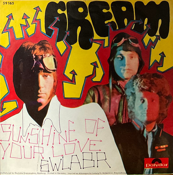 Cream (2) : Sunshine Of Your Love (7", Single, Mono)