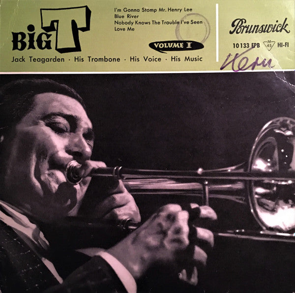 Jack Teagarden : Big T • Volume I (7", EP)