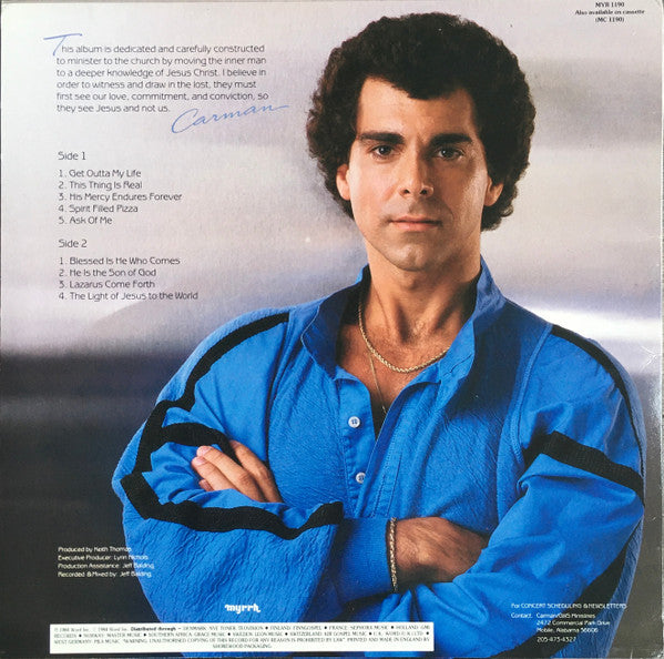 Carman : Comin' On Strong (LP, Album)