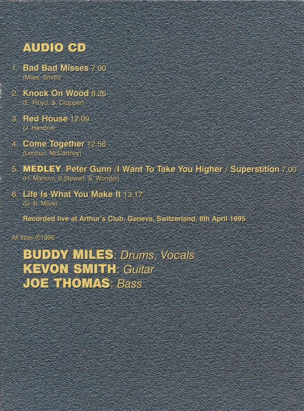 Buddy Miles : Changes (DVD-V, PAL, Dol + CD, Album)
