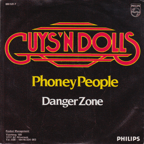 Guys 'n Dolls : Phoney People (7", Single)