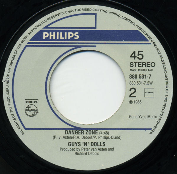 Guys 'n Dolls : Phoney People (7", Single)